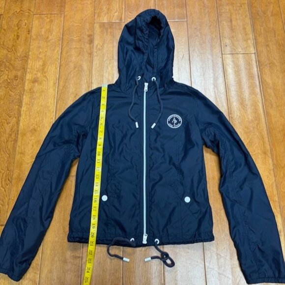 Abercrombie & Fitch Womens Hood Windbreaker Size S Blue Casual Outdoor‎ Coastal - Picture 8 of 10